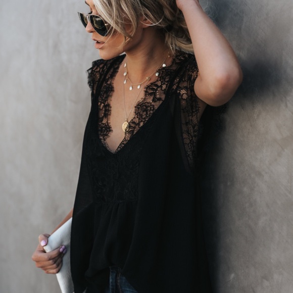 Dream Lace Cami Inset Top - Picture 4 of 4